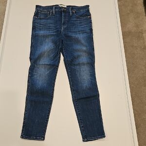Madewell 10" High Rise Skinny Jean Size 30